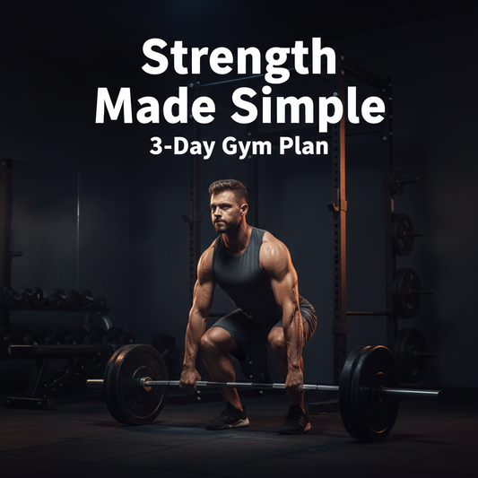 Strength Made Simple: A 3-Day Gym Plan cover image